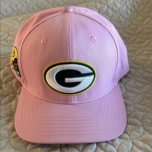 Pink womens Cap with Embroidered Logo